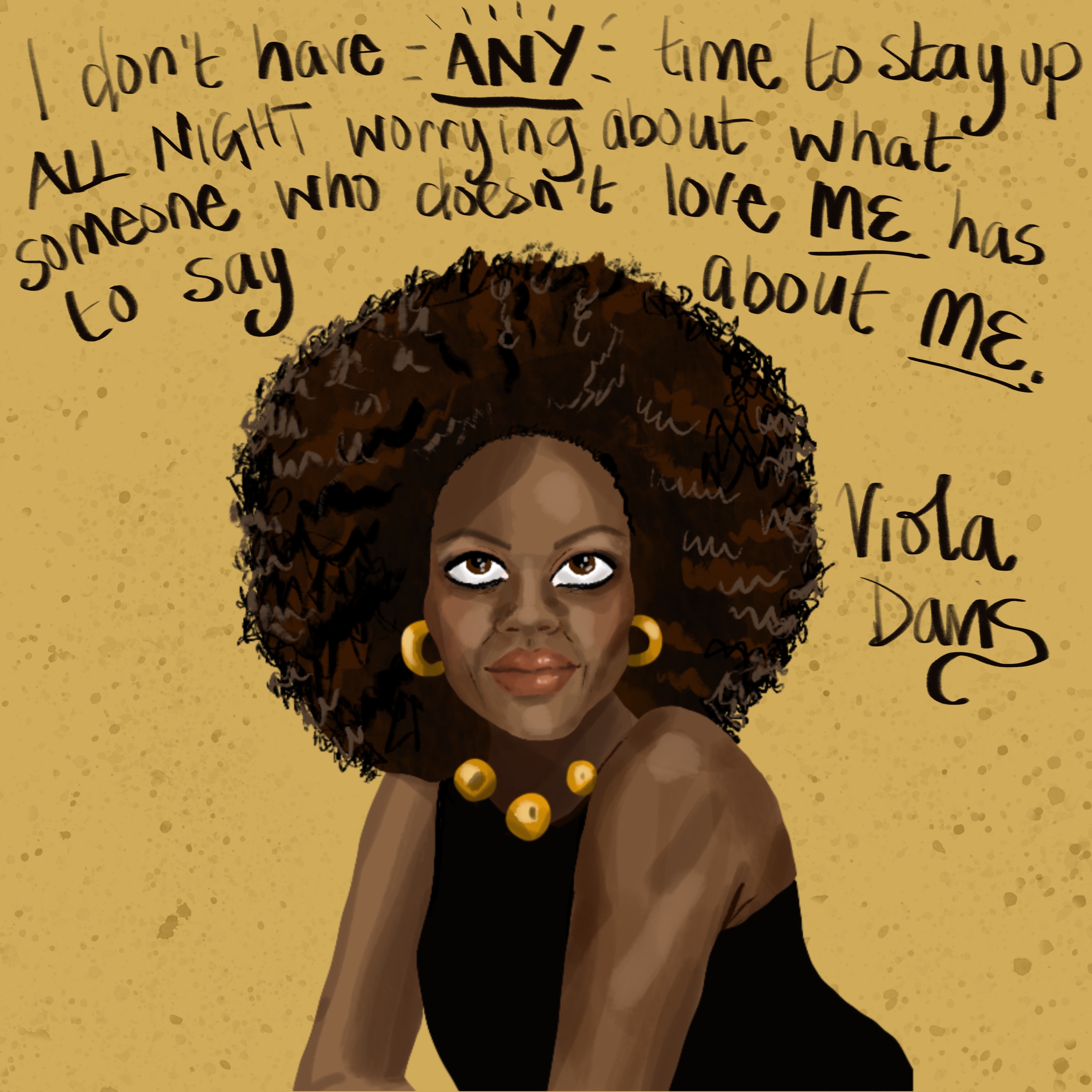 Viola Davis Illustration